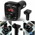thumbnail image 2 of Bluetooth Car Transmisor Fm Reproductor De Mp3 Kit De Adaptador De Radio Inalámbrico Cargador Usb Inevent EL013057-00, 2 of 6
