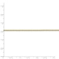 thumbnail image 5 of 14K Yellow Gold 1.4mm Solid Polished Cable Chain 24 Inch, 5 of 6