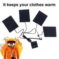 thumbnail image 3 of Farfi Cloth Heating Pad Three-Level Temperature Control Usb Plug Long Service Life Flame Retardant Safe To Use Fast-Heating Foldable 4 In 1 Clothes, 3 of 5