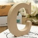 thumbnail image 3 of Letras De Decorativas Colgantes Arte De Decoración De Herramienta Sunnimix Placa del alfabeto de madera, 3 of 8