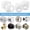 A-White, variant on Door Knob Safety Cover Child Proof Door Knob Covers Baby Safety Doorknob Handle