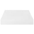 thumbnail image 3 of vidaXL Floating Wall Shelves 4 pcs High Gloss White 23x23.5x3.8 cm MDF, 3 of 5