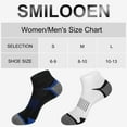 thumbnail image 2 of Smilooen Athletic Ankle Socks for Men and Women Cushioned Running Socks Low Cut 6 Pairs White, Size 10-13, 2 of 6