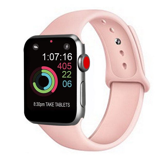 Correa de reloj deportivo compatible con Watch 38-40 mm Correa deportiva de repuesto de silicona suave Compatible con iWatch Series 5/4/3/2/1, S/M, M/L Adepaton 2033269-1