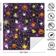 thumbnail image 6 of Cute Halloween Blanket Purple Spider Web Halloween Throw Blankets 60" x 50", Halloween Blankets and Throws, Halloween Fleece Throw Blanket for Couch Sofa, 6 of 6