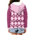 thumbnail image 6 of chaqlin Golf Ball Sweatshirts for Girls 8-10 Trendy Y2K Zip up Hoodies Kids Hoodie Jacket Casual Long Sleeve Sport Coat with Pockets Fall Winter Fashion Clothes, 6 of 7
