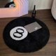 thumbnail image 2 of Billiards 8 Ball Rug Round Tufting Anti-slip Floor Carpet Mat No.8 Bedro, 2 of 5