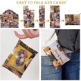thumbnail image 3 of Foldable Eco-Friendly Nylon Grocery Bags Reusable Waterproof Shopping Tote Bags with Pouch and Bag Handle Dog Shape 52.5x60x0.15cm, 3 of 6