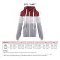 thumbnail image 5 of Sudadera con capucha para mujer, Top informal, sudadera con cordón de varios colores, fibra de poliéster para otoño, 5 of 5