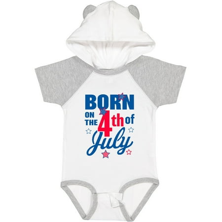 

Inktastic Born on the 4th of July Gift Baby Boy or Baby Girl Bodysuit