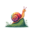thumbnail image 4 of cartoon Snail Stickers, Waterproof Snail Sticker for Water Bottle Laptop Phone Cases Planner Skateboard Luggage Helmet Party Favor Decor, Ideal for Adults Teens Teacher Rewards, 4 of 9