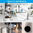 thumbnail image 3 of 5 Tier Wire Shelving Unit Storage Metal Shelf Standing Shelf Units NSF Heavy Duty Height Adjustable Garage Shelving 14" W x 30" L x 60" H with Wheels Large Commercial Shelving, Silver, 3 of 7