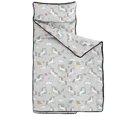 thumbnail image 2 of Unicorn and Planet Gray Pattern Teens Toddler Nap Mat with Pillow, Sleeping Mat Bag for Preschool Daycare 51"x22", 2 of 6