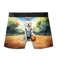 thumbnail image 2 of Happy Father's Day Great Pyrenees Playing Basketball with Best Dad Jersey All Over Print Boxer Briefs Underwear for Men Dad Pyr Dog Lover - 13006, 2 of 6