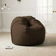 thumbnail image 5 of Jaxx 5 Foot Saxx - Big Bean Bag Chair for Adults, Chocolate, 5 of 7