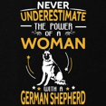 thumbnail image 2 of CafePress - Never Underestimate Woman With A Maternity T Shirt - Maternity Dark T-Shirt, 2 of 3