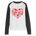 thumbnail image 4 of Juebong Love Sweatshirt Love Sweater Valentine's Day Gift for Her Love Gift Idea for Women Valentines Day Sweatshirt Spring Love Top, 4 of 7