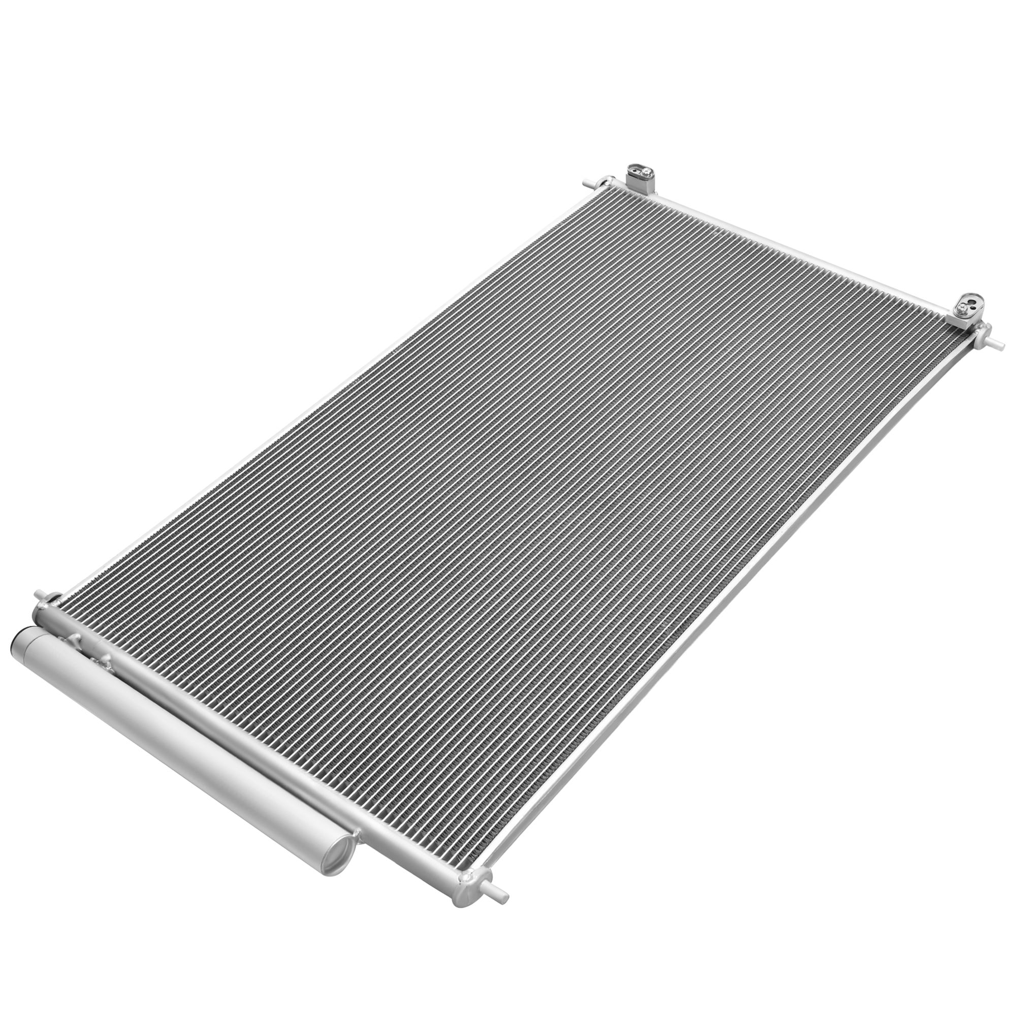 LEDKINGDOMUS AutoPart Premium AC Condenser 80110SZAA01 for 2009-2015 Honda Pilot EX EX-L LX SE Touring 3.5L V6, Direct Fit Aluminum Replacement, Leak Tested