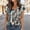 *Khaki 02, variant on Women's Summer Floral Print V Neck Short Sleeve T Shirt ,Casual Tunic Shirts Black 10,Womens Plus XXXL