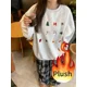 thumbnail image 1 of ADAgirl-Sudadera con capucha con estampado gráfico de muñeco de nieve para mujer, sudaderas navideñas Kawaii de gran tamaño, ropa de invierno Cutecore de manga larga, novedad, 1 of 5