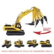 thumbnail image 4 of Modelo de Excavadora, 1:50 Excavadora de Ingeniería Modelo Estíto Altamento Simulación Vehículo de Ingeniería de Constructionón Real para Colecció, 4 of 7