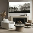 thumbnail image 3 of Black and White Wall Art Tree Canvas Prints Pictures Landscape Artwork 29"x58" Large Wall Decorations for Living Room Kitchen, 3 of 8