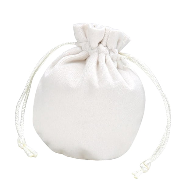 Organizador de joyas navideño con cordón - Bolsa de terciopelo para colgantes Beige 95x115cm