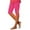 Hot Pink, variant on Capri Leggings for Women Tummy Control Knee Length Capri Leggings 2024 Summer Cropped Pants Casual Solid Comfy Capris