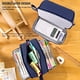 thumbnail image 2 of MAMUNU Estuche para lápices de gran capacidad con 4 compartimentos, bolsa para lápices con cremallera y asa portátil, estuche para bolígrafos, organizador de papelería para oficina, universidad,, 2 of 7