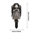 thumbnail image 1 of JJKBVCLO Halloween Scare Crow Decorations 8 Pack Acrylic Window & Yard Signs (20x6") Skeleton & Pumpkin Cutouts For Outdoor Scenes, 1 of 3