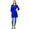 thumbnail image 7 of Phagun Women Tunic Top Short Kurti Elastic Waist Indian Ethnic Blouse, 7 of 7