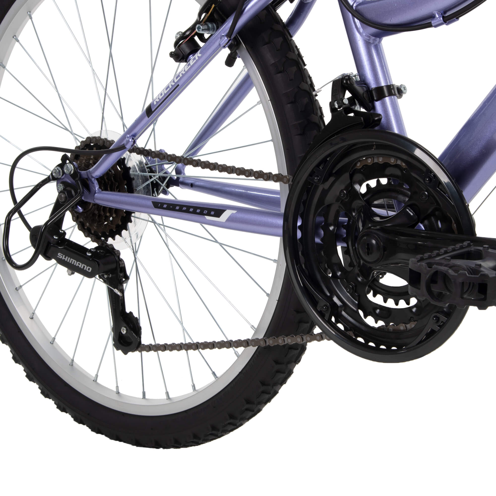 Huffy Rock Creek 24" Mountain Bike, Purple photo 5