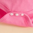 thumbnail image 6 of Toddler Baby Girl Summer Outfits Solid Romper & Ruffle Floral Skirt with Headband 3-Piece Outfit, 6 of 7
