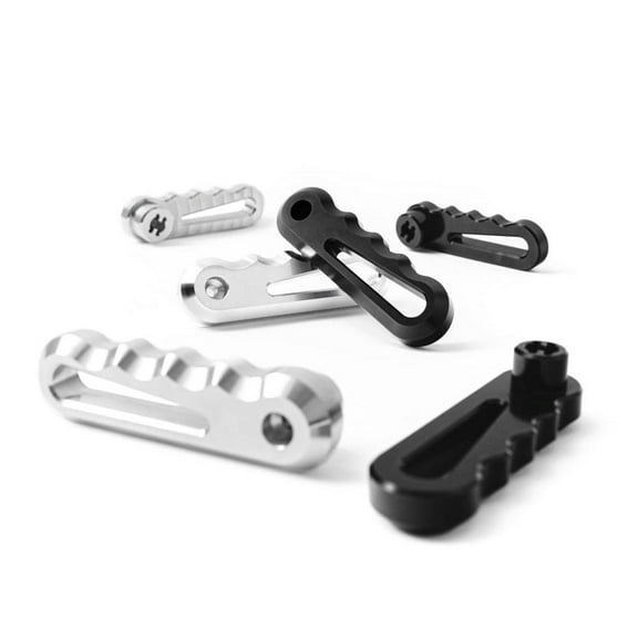 LG Billet LG-SEAT-OBS95-BLK Seat 3 Lever Set, GM OBS Truck, Black