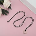 thumbnail image 5 of Unique Bargains 1 Pc Adjustable Waist Cord Elegant Circle Knot Buckle Handmade Cord Belt for Women Black, 5 of 5