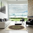thumbnail image 6 of Ahgly Company Indoor Square Patterned Dark Brown Area Rugs, 3' Square, 6 of 6