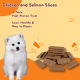 thumbnail image 6 of Tender Touch Surf & Turf Jerky with Real Chicken and Salmon, All-Natural Dog Treats for All Breeds, Soft & Chewy Slices, 10.58 Ounce, 6 of 9