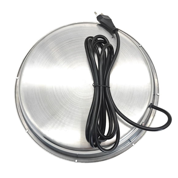 SXcggal Outdoor Heated Chicken Waterer Poultry Bath Drinking Water Heating Poultry Feeder Heating Hood Machine Hanging Indoor Outside Home Garden Presents For Poultry Lovers Practical Bird Feeders