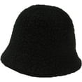 thumbnail image 3 of CoCopeaunts Bucket Hat Foldable Adjustable Wool Bucket Cap Warm Fisherman Caps for Women Teens Girls Solid Color Daily All-Match, 3 of 8