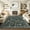 Black, variant on Washable Large Area Rug with Botanical Floral Pattern, Soft Low Pile, Ultra-Thin Non-Slip Carpet for Living Room, Bedroom, Dining Room, Nursery, Office