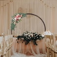 thumbnail image 5 of 7.5FT Circle Wood Arch for Wedding Ceremony Arbor Backdrop Stand for Garden Wedding Parties, 5 of 16