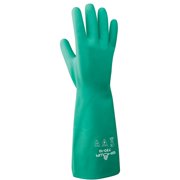 730 Nitrile Chemical Resistant Safety Glove with Cotton Flocked Liner, Food Safe, 15 Mil Thick, 13" Length, Medium (12 Pair)