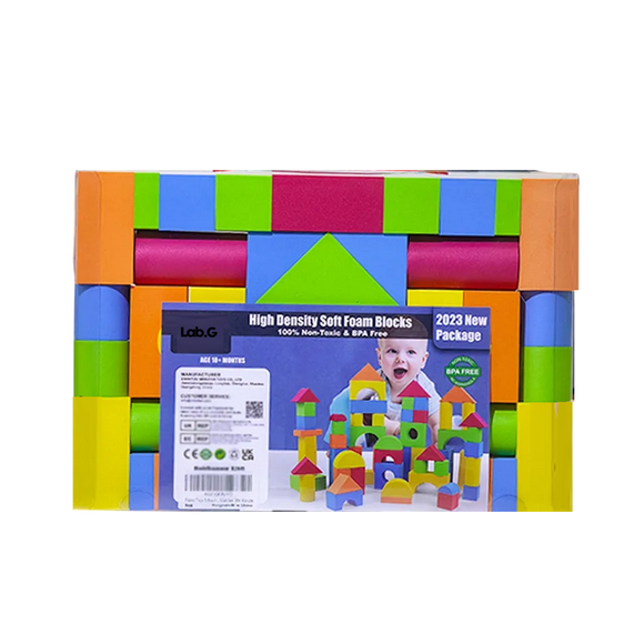 Bloques 41 Pzs Juguete  Lab.G Educativo multicolor