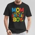 thumbnail image 2 of Mom of the Birthday Boy Building Block Birthday Party T-Shirt, Fun Lego Theme Celebration Shirt, Kids Birthday Mom Outfit, Colorful Block Party Graphic Tee, Family Matching Birthday Event Apparel, 2 of 3