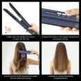 thumbnail image 3 of Air Straightener Flat Iron, IG INGLAM 2 in 1 Wet to Dry for Hair Styling, 200 Million Negative Ions, No Heat Damage for All Hair Types, Prussian Blue, 3 of 10