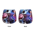 thumbnail image 3 of Salouo Colorful Frog Among Flowers Print Women's 2 in 1 Running Shorts Double-Layer Shorts Athletic Workout Gym Yoga Shorts Running Shorts for Women-Small, 3 of 7