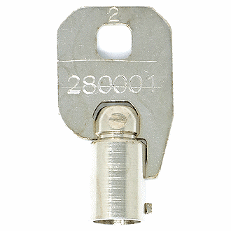 Tubular Replacement Key for CompX Chicago 283800