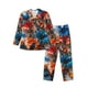 thumbnail image 1 of Fotbe 3D Butterfly Pijama de Hombre con Estampado de Manga Larga, Conjunto de 2 Piezas, Ropa de Dormir Suave y Cómoda con Bolsillos-Small, 1 of 7