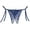 Sky Blue, variant on Womens Lace Thongs Trendy Tie Side Adjustable Panties Low Rise Mesh Sheer Underwear G String Thong Briefs Blue Free Size