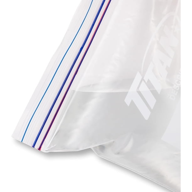 TITAN™ Medium Freezer Bags, 260 Count (4 Packs of 65) Food Storage